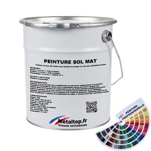 PEINTURE - VERNIS Peinture Sol Mat - Pot 5 L    - Metaltop - 1000 - 