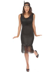 Robe marquise ou robe cabaret f23 - Déguisement adulte femme