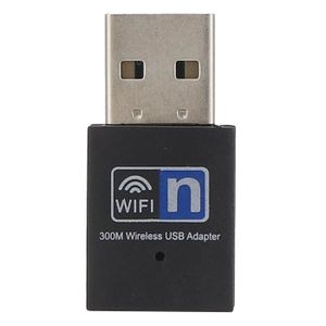 CLE WIFI - 3G Mxzzand adaptateur WIFI Adaptateur USB 300M, récepteur sans fil WIFI, Mini carte NetCard externe pour informatique memoire