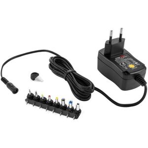 Chargeur Ordinateur 60W, Adaptateur Secteur 12V 5A avec Prise DC 2,1mm x  5,5 mm, Longueur 2m - MaxExcell - Français