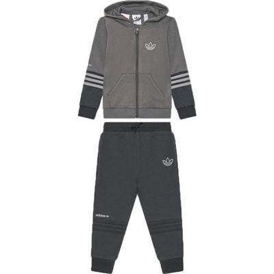 Ensemble de surv tements gar on Adidas Gris Manches longues