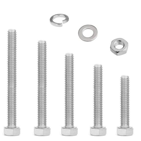 Kit échappement Kit Boulons écrous échappement M10-1,5x65mm - 2 Ensembles - Ressort De Remplacement Acier Carbone Boulons Ressort M10