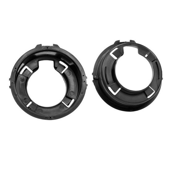 2 Supports Adaptateurs Haut-parleurs 165 Mm Pour New Beetle Jusqu'à 2010 – Noir, Plastique, Arrière
