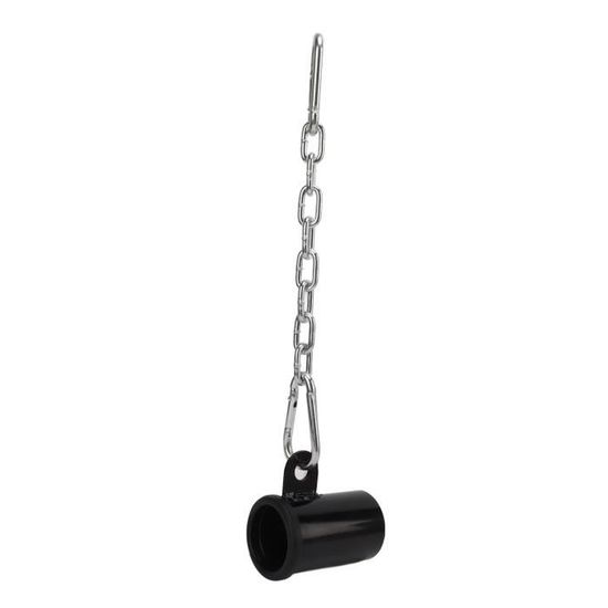 Poignée De Tirage Barre En T Avec Grip Caoutchouc - Acier Robuste - Pour Barre 2" - Neuve