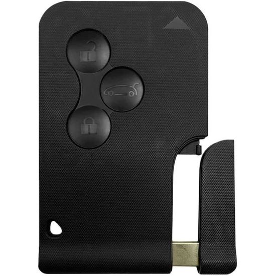 Télécommande Clé Pour Renault Megane 2/Scenic 2003-2008 - Fréquence 433MHz - Puce PCF7947 ID46 - Coque Noire
