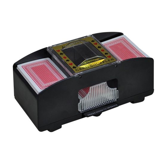 Mélangeur De Cartes Automatique Rechargeable - Mélange 1-2 Jeux En 2 Sec, Silencieux, USB-C, Idéal Poker, Blackjack