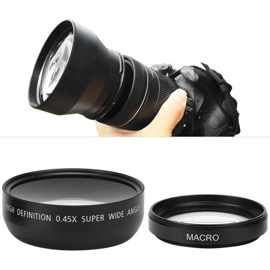 Bouchon D'objectif Frontal 58 Mm - Universel Pour Canon, Nikon - Neuf DIGITAL HD