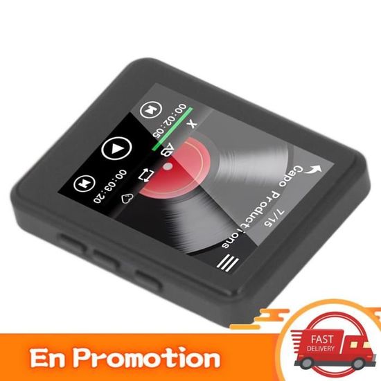 Lecteur MP4 avec Bluetooth et WiFi, Lecteur MP4 MP3 à écran Tactile IPS