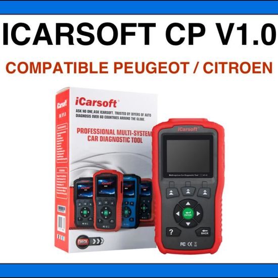 Valise Diagnostique Pro Multimarque En Français Obd2 avec Ecran - iCarsoft  i800 - AUTOCOM DELPHI VCDS VAG COM