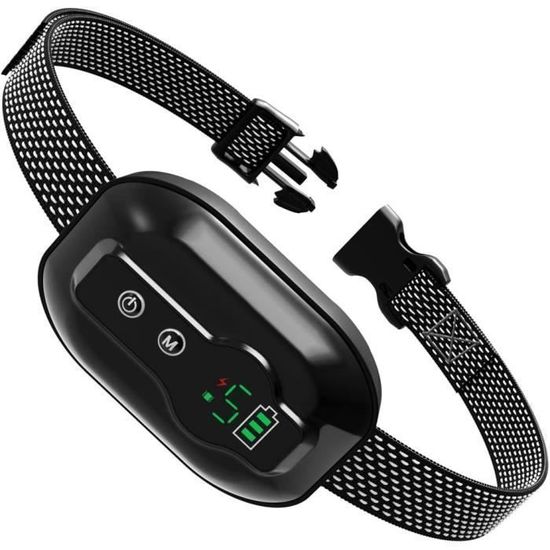 Collier Anti Aboiement Chien, Résistance à L’Eau IP67 et Détection D’aboiement Intelligent