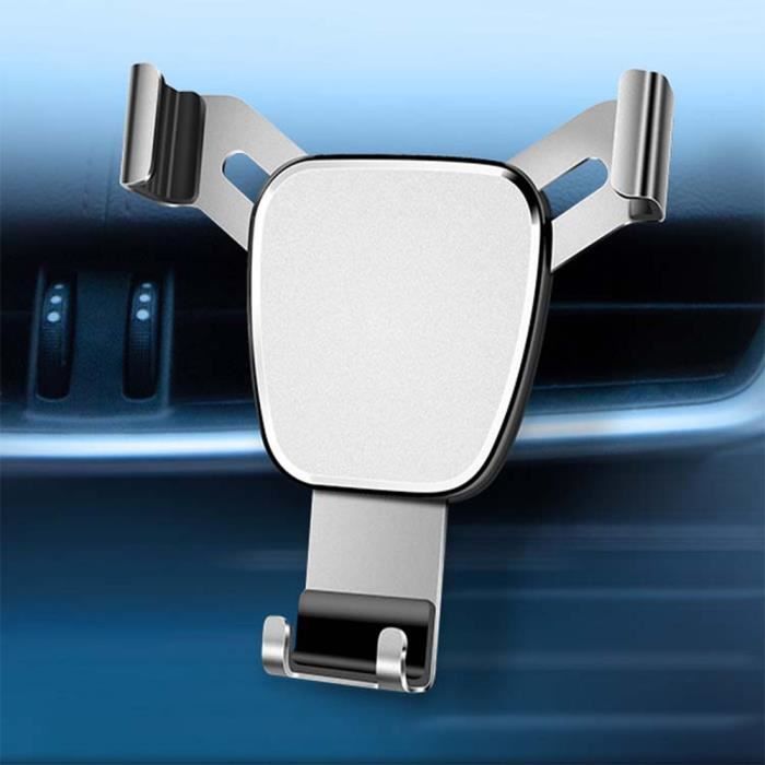 Support de Téléphone Voiture Gravité à Grille Aération Universel pour iPhone Samsung Huawei Téléphone Smartphone 4.3 à 6.1 pouces