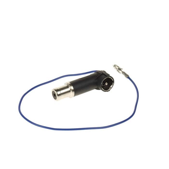 Adaptateur antenne ISO/amplification phantom/court Audi/Seat/VW