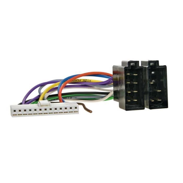 Adaptateur autoradio cable-> ISO PIONEER 13 PIN