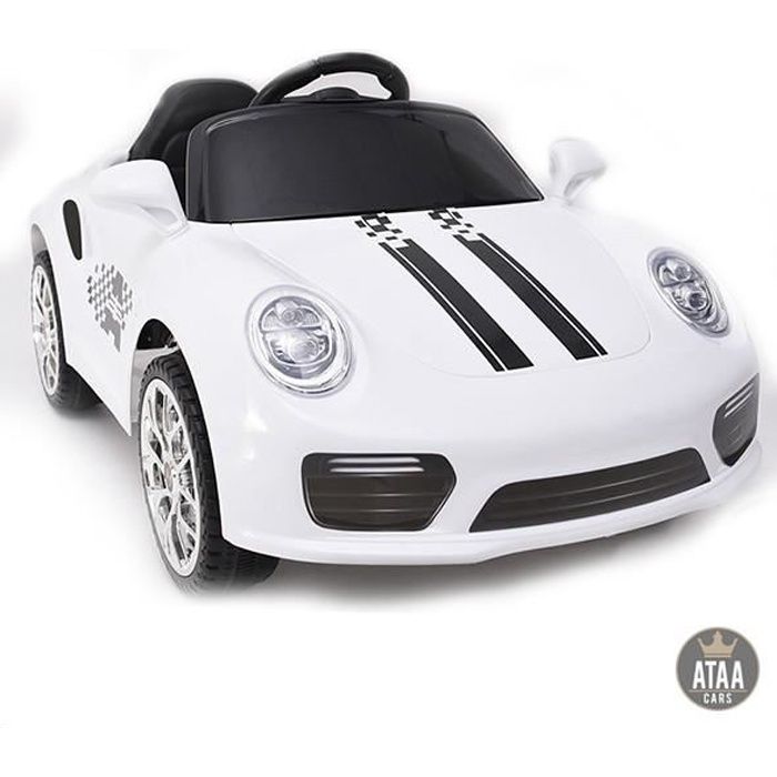 Booster 6v Blanc - Voiture électrique pour enfant avec batterie 6v et télécommande