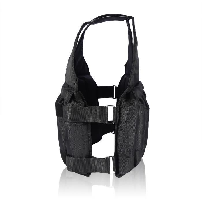 Gilet d'Exercice de Poids de Formation de Force de Tissu d'Oxford de 50KG pour le Running Fitness Crossfit de Boxe