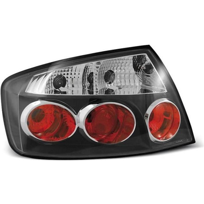 Paire de feux arriere Peugeot 407 berline 04+ noir