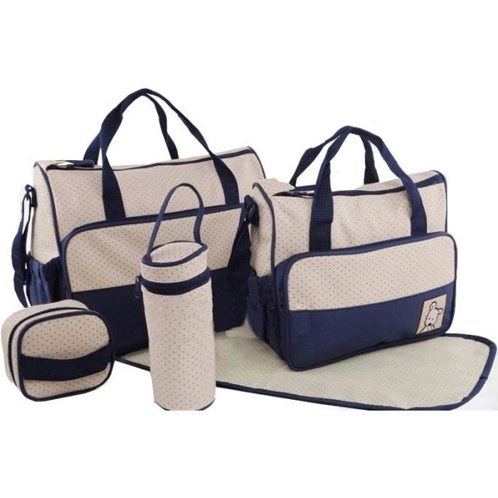 5pcs Sac à Main Langer Bébé Maman pour Promenade V