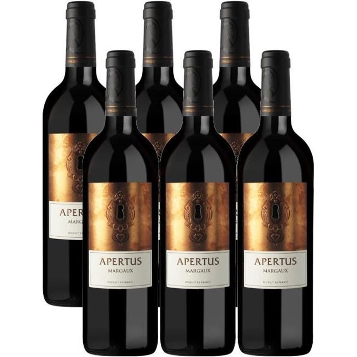 Apertus 2018 - Margaux - Vin Rouge - Carton de 6 bouteilles 75cl
