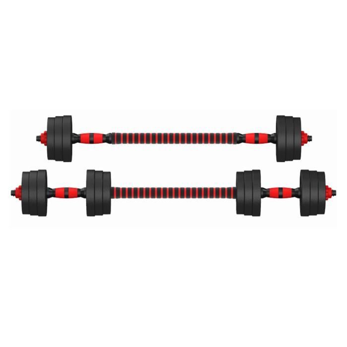 Kit Haltère Réglable 20kg Les Haltères Musculation A-mar