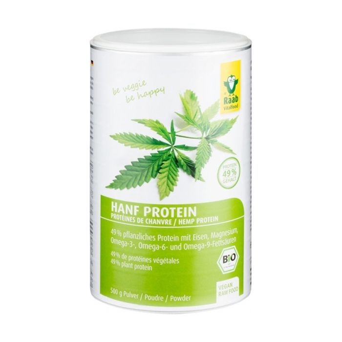 Raab Vitalfood Protéine de Chanvre* biologiques et crues, 500g