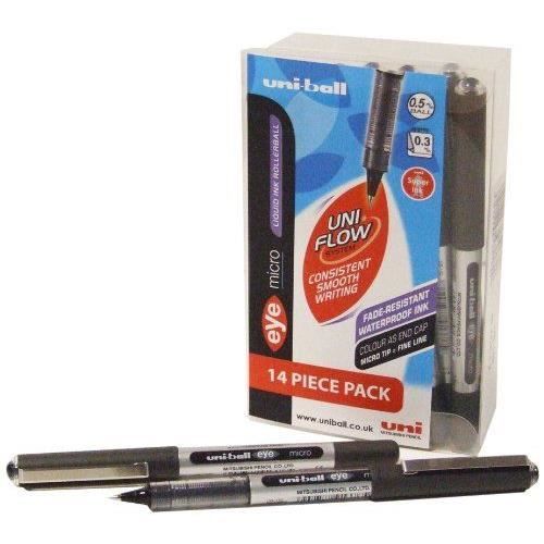 Uni-Ball Eye Fine UB150 Stylo roller Noir Lot d…