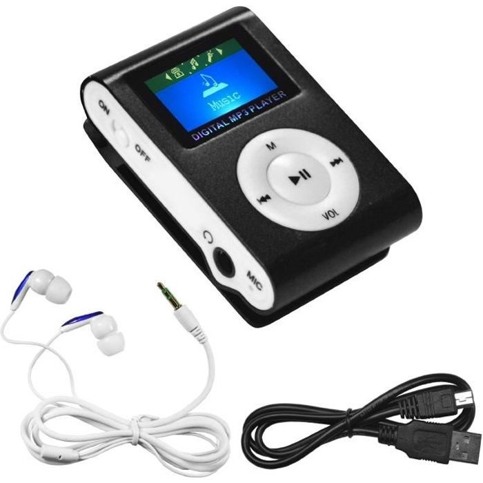 Go4U Mini Lecteur Digital Baladeur ECRAN LCD mp3 Sport Player