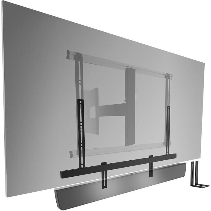 FIXATION TV - SUPPORT TV - SUPPORT MURAL POUR TV Vogels SOUND 3550 Support pour barre de son universel Installez sous la TV Co131