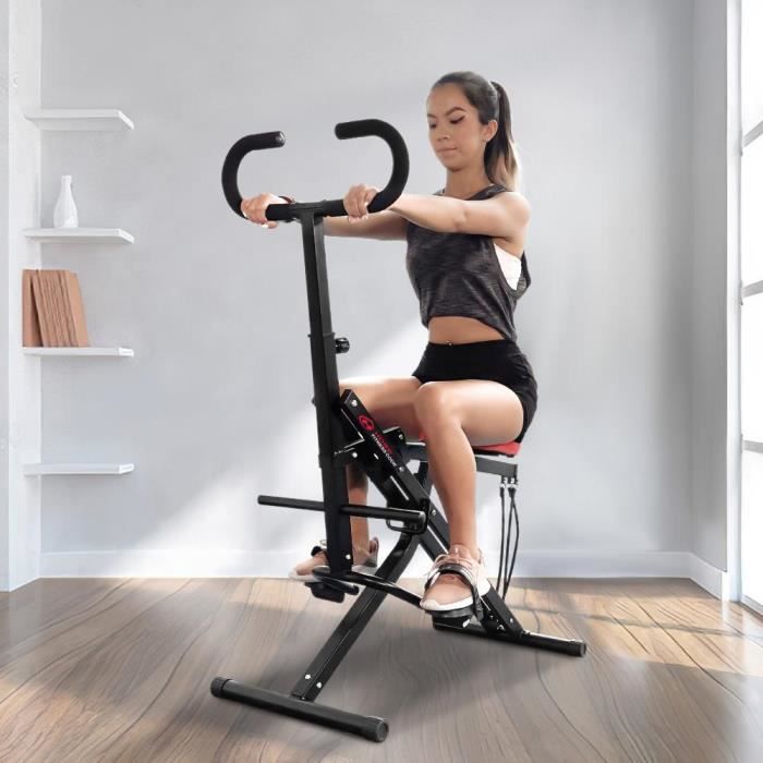 Appareils Abdominaux - HOME FITNESS CODE - AB Booster Plus - Total Crunch Noir