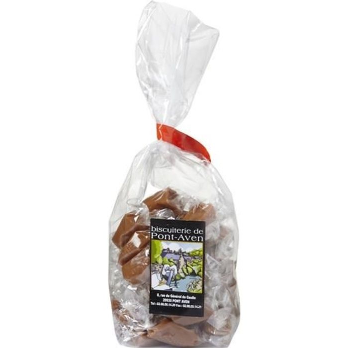 Caramel au beurre salé au sel de Guérande, Sachet 250 gr