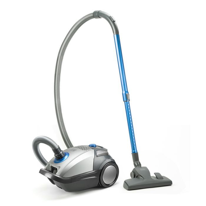 Aspirateur avec sac BLACK+DECKER BXVMB700E avec sac de 700W, capacité de 4L, filtre HEPA13