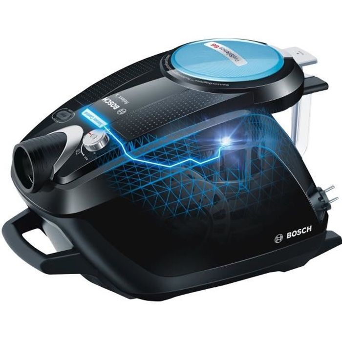 Bosch Relaxx'x ProSilence 66 BGS5SMRT66 - Aspirateur - traineau - sans sac - noir