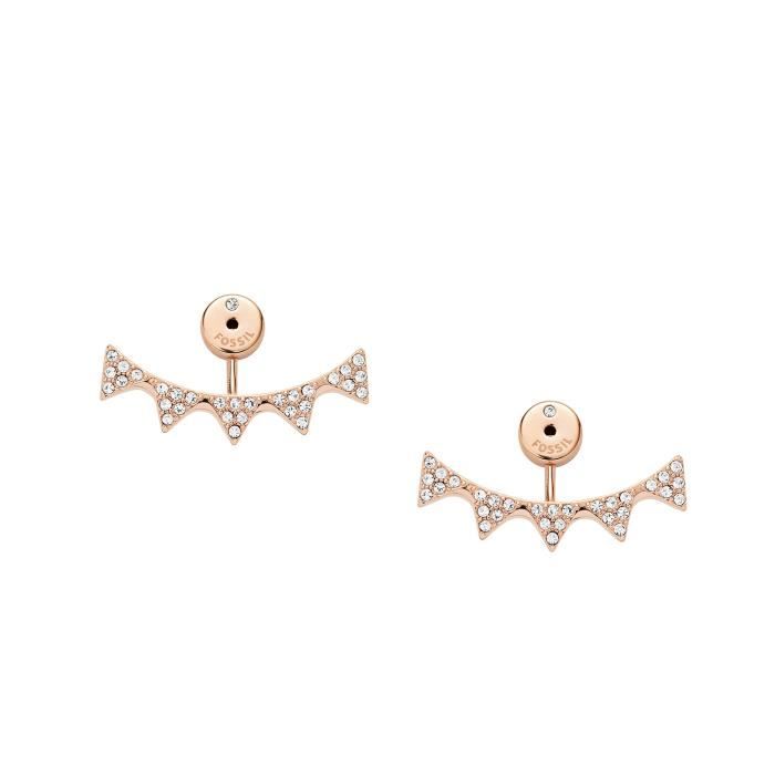 Fossil - Manchettes d'Oreilles - Acier Inoxydable - Zircone Cubique - JF02395791