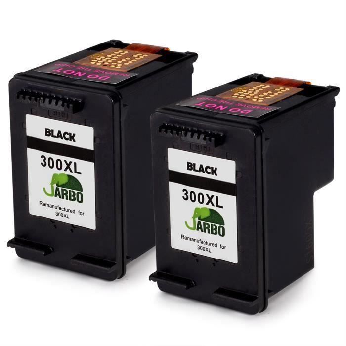 Compatible HP 300 Lot de 2 cartouches d'encre Noir et Trois couleurs pour (Cyan, Magenta, Jaune) pour HP Envy 100 110 114 120