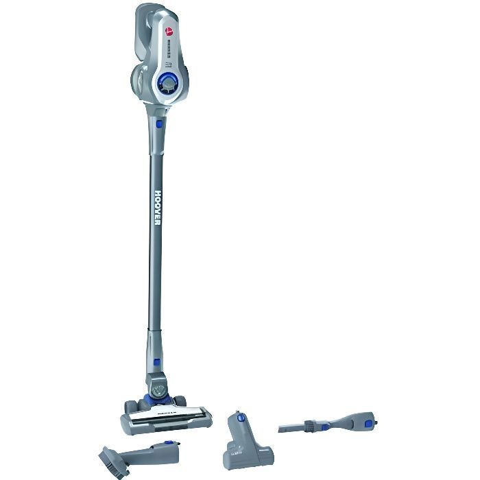 Hoover H-Free 700 HF722PTLG, Aspirateur balai sans fil multifonction, Titane et Bleu HF722PTLG