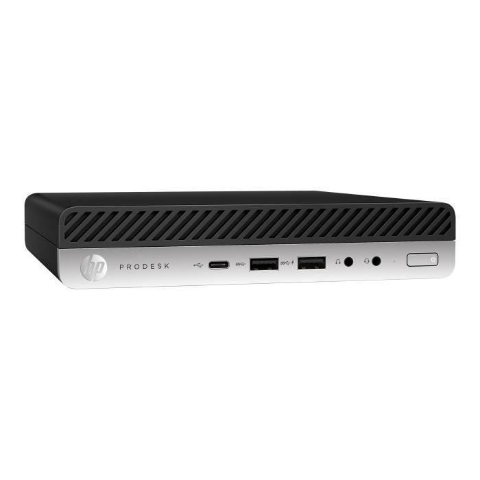 HP ProDesk 600 G3 Mini bureau 1 x Core i3 6100T - 3.2 GHz RAM 4 Go HDD 1 To HD Graphics 530 GigE LAN sans fil: 802.11a-b-g-n-ac,…