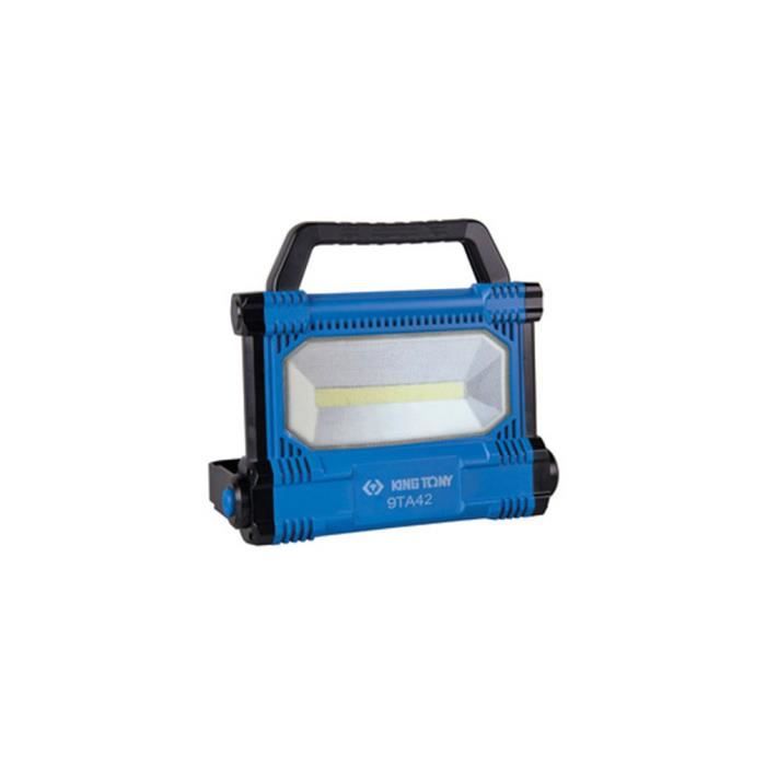Projecteur de chantier 3000 lm à LED 30W COB filaire 230V - 9TA42AA - King Tony