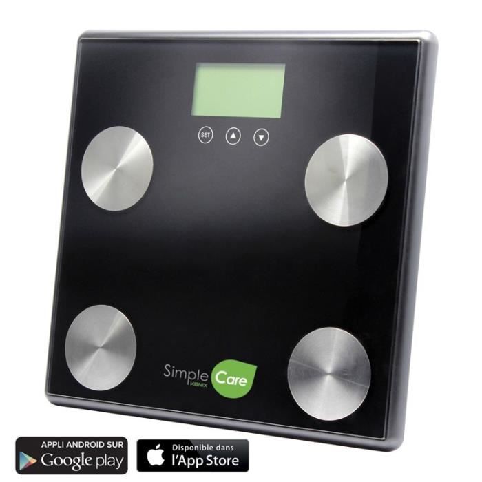 Pèse-personne connecté - KONIX Simple Care Smart S
