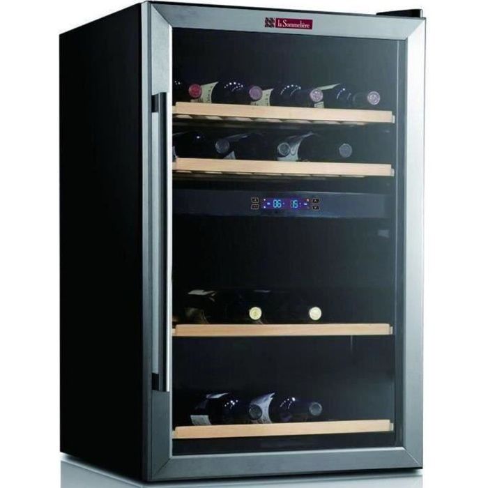 LA SOMMELIERE SLS48.2Z - Cave de mise à température double zone - 42 bouteilles - Pose libre - Classe G - L 52cm x H 82,5cm