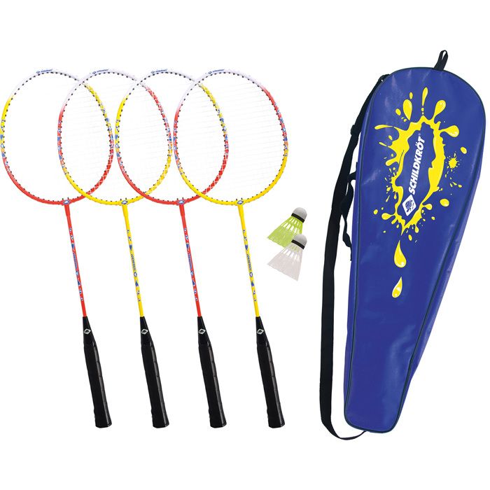SCHILDKROT Set de badminton 4 joueurs