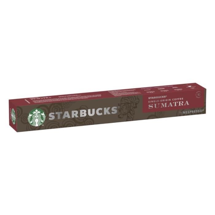 STRABUCKS Café Nespresso Sumatra - 10 capsules - 55 g