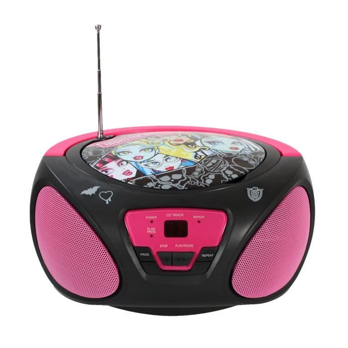 MONSTER HIGH Lecteur CD Boombox