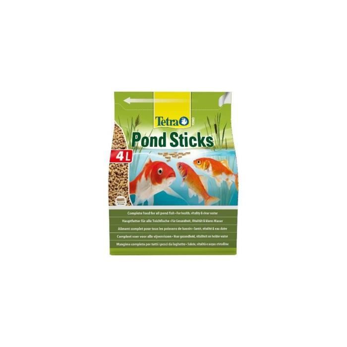 TETRA Aliment complet stick - Tetra Pond Sticks - 4 L - Pour poisson de bassin