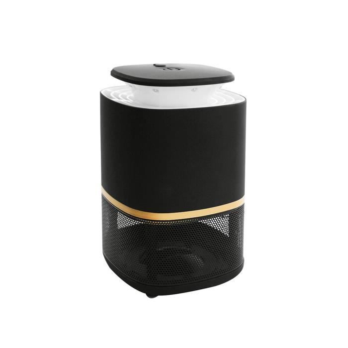 Lampe UV Moustiques - TELESHOPPING™ - Noir - Adulte - Bac récupérateur de moustiques - 3 vitesses