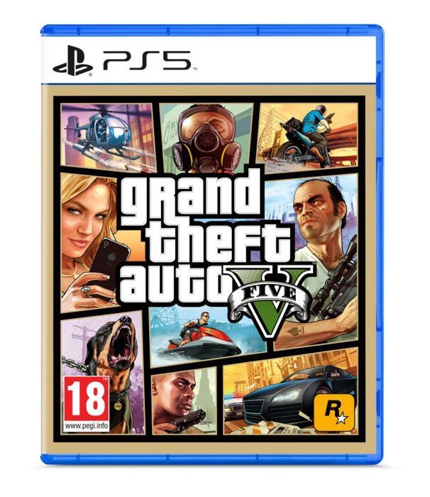 Jeu playstation 5 Rockstar Grand Theft Auto V GTA 5 - vue 1