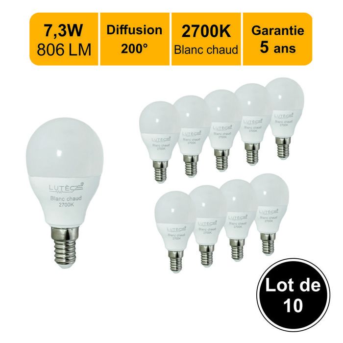 Lot De 4 Ampoules LED Maclean 28W E27 - Blanc Froid 6500K, 2940lm - Pour Intérieur