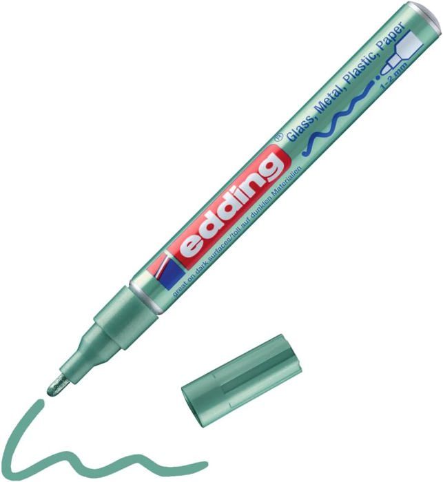Marqueur Peinture Brillante Edding 780 - Or, Pointe Extra Fine 8 Mm, Permanent Et étanche