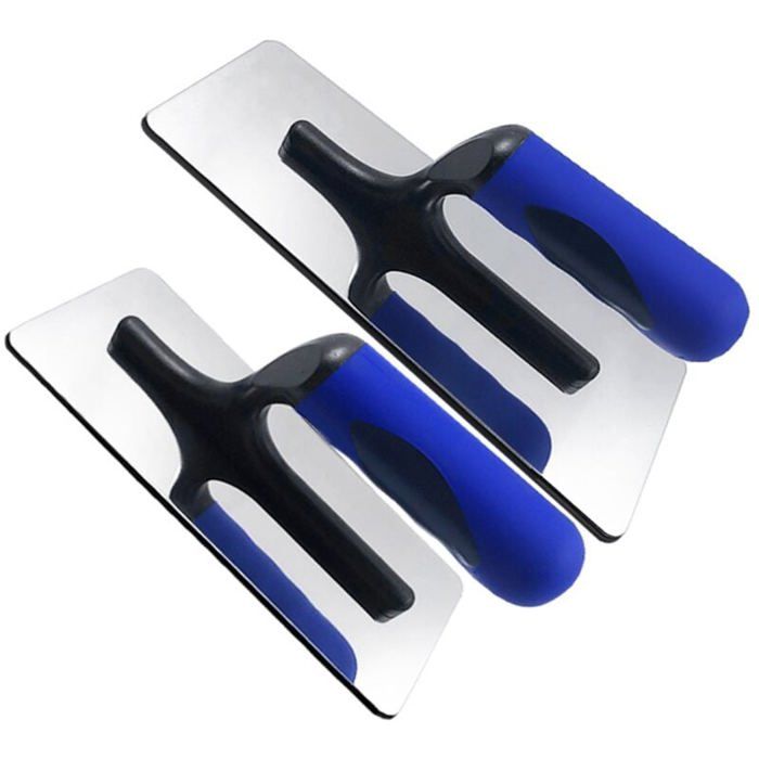 Shitafe Truelle De Maçonnerie, Truelle De Maçon | Truelle De Plancher En Acier Inoxydable | Outils à Béton Avec Poignée Confortable, Outil Manuel De