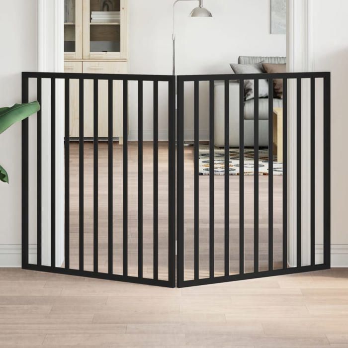 Barrière Pour Chien VidaXL 2 Panneaux – Bois de Peuplier, Pliable, 160 cm