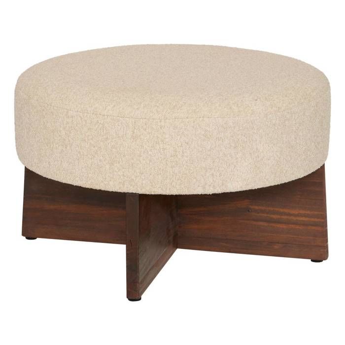 Pouf Kayan argile - Atmosphera Créateur dintérieur