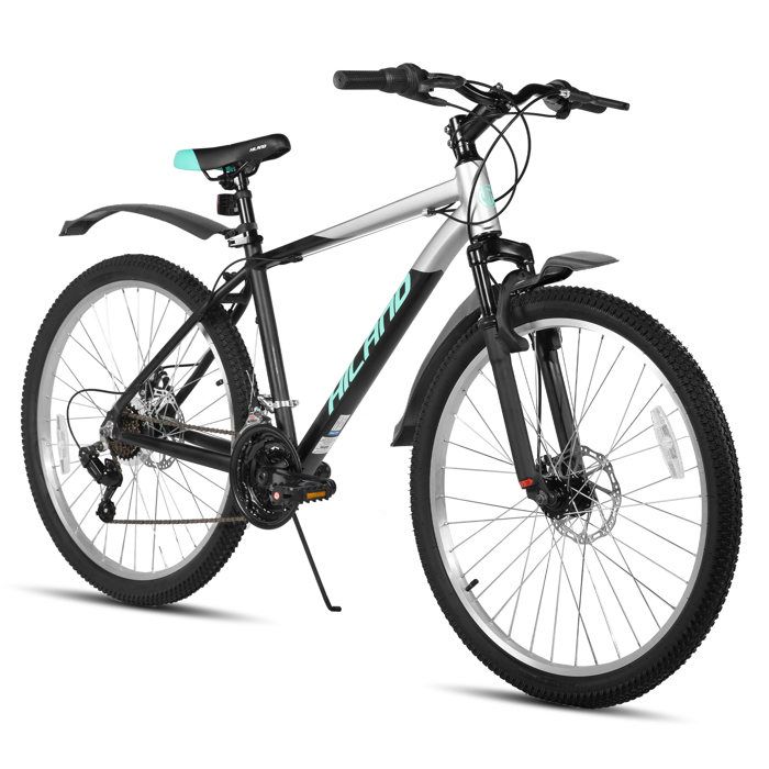 HILAND VTT adulte, 26 pouces, 18 vitesses, doubles freins à disque